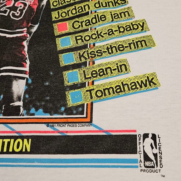 Vintage Michael Jordan MVP Graphic Tee Men’s XL 90s NBA Bulls Souvenir Edition - Picture 7 of 13